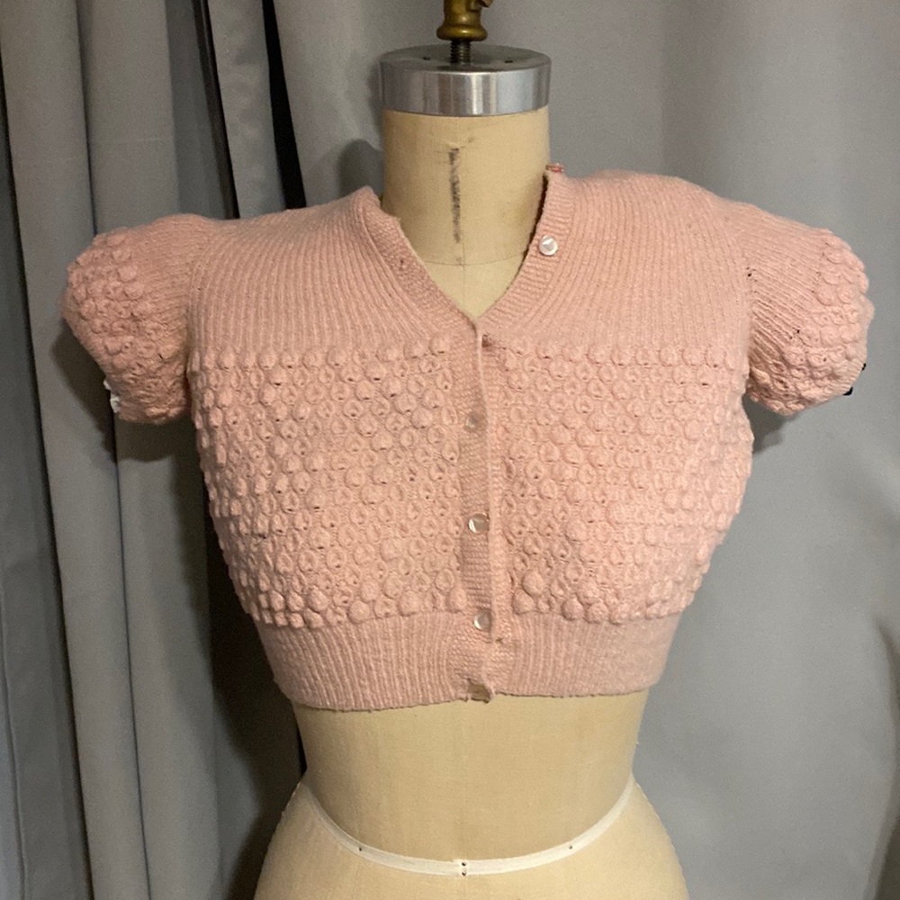 Crop crocheted top